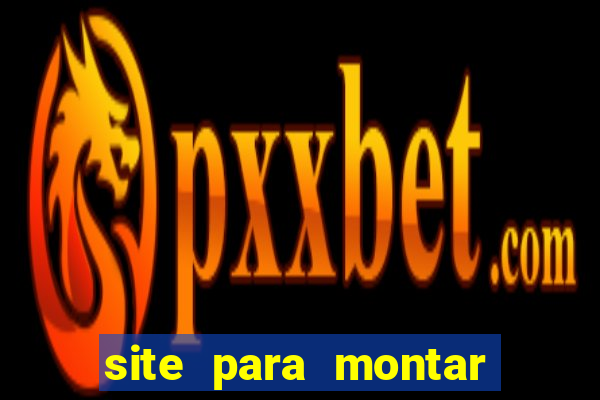 site para montar time de futebol